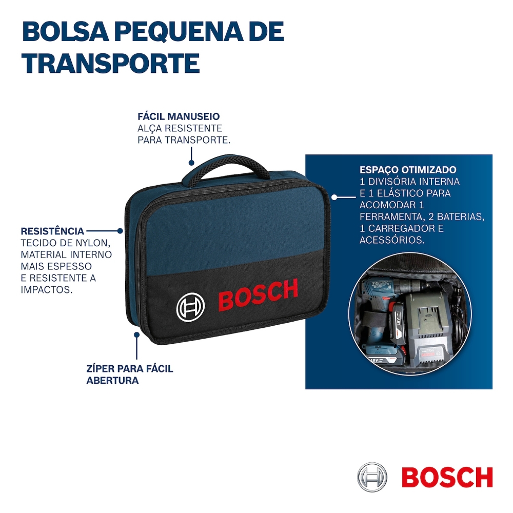 Bolsa Nylon Mini Soft Case Bosch