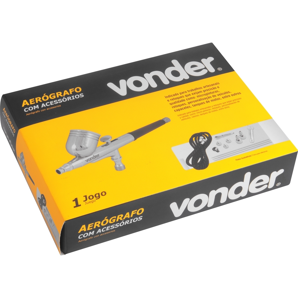 Vonder - Aerógrafo com Acessórios 13pçs