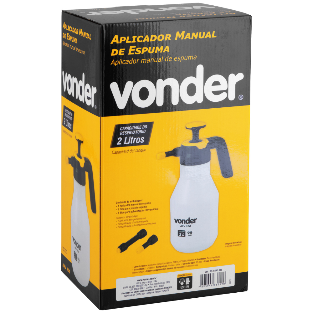 Vonder - Aplicador Manual de Espuma 2L