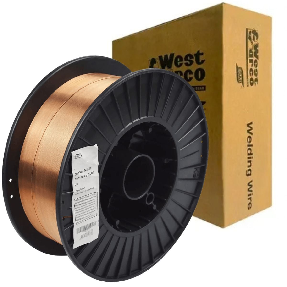 Imagem do produto Arame Solda Bobina 15kg 0,8mm Mig Weld 70s6 Esab