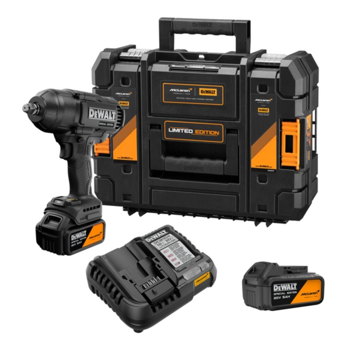 Imagem do produto CHAVE DE IMPACTO 1/2 MCLAREN DEWALT DCF99MP2T 2 BATERIAS