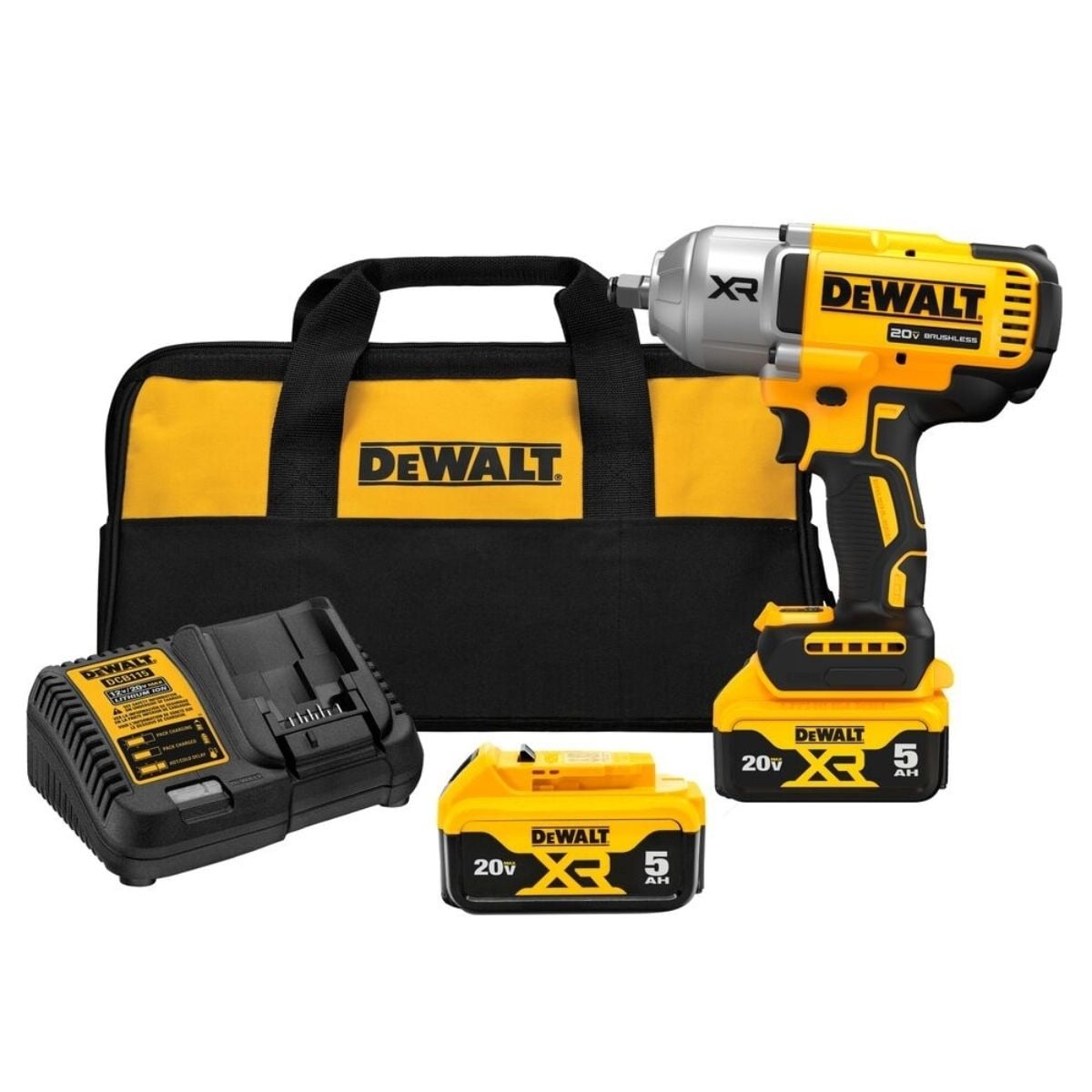 Imagem do produto Chave de Impacto DeWalt DCF900 + 2 Baterias 5Ah 20V