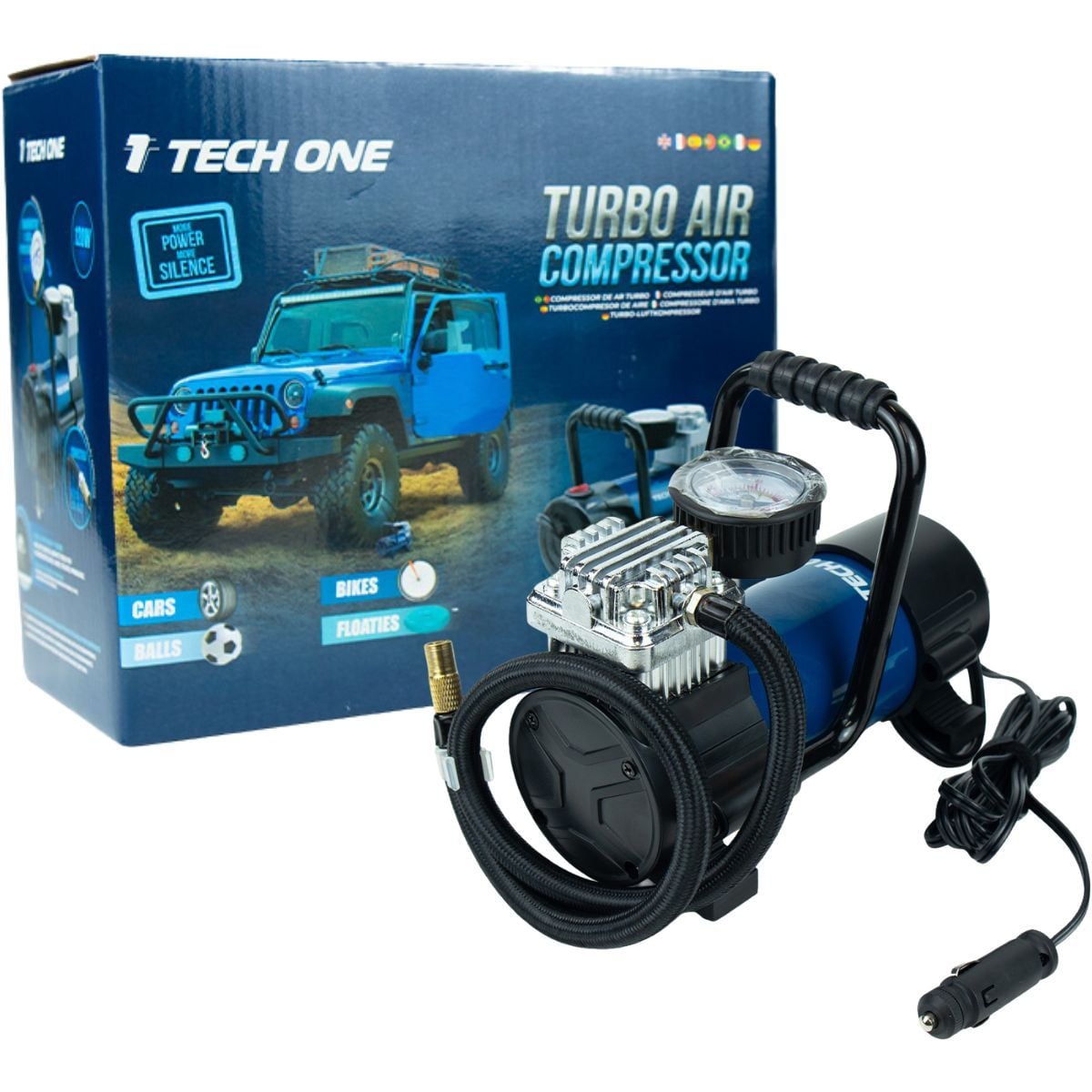 Imagem do produto Compressor de Ar Automotivo Turbo Air 12v Tech One