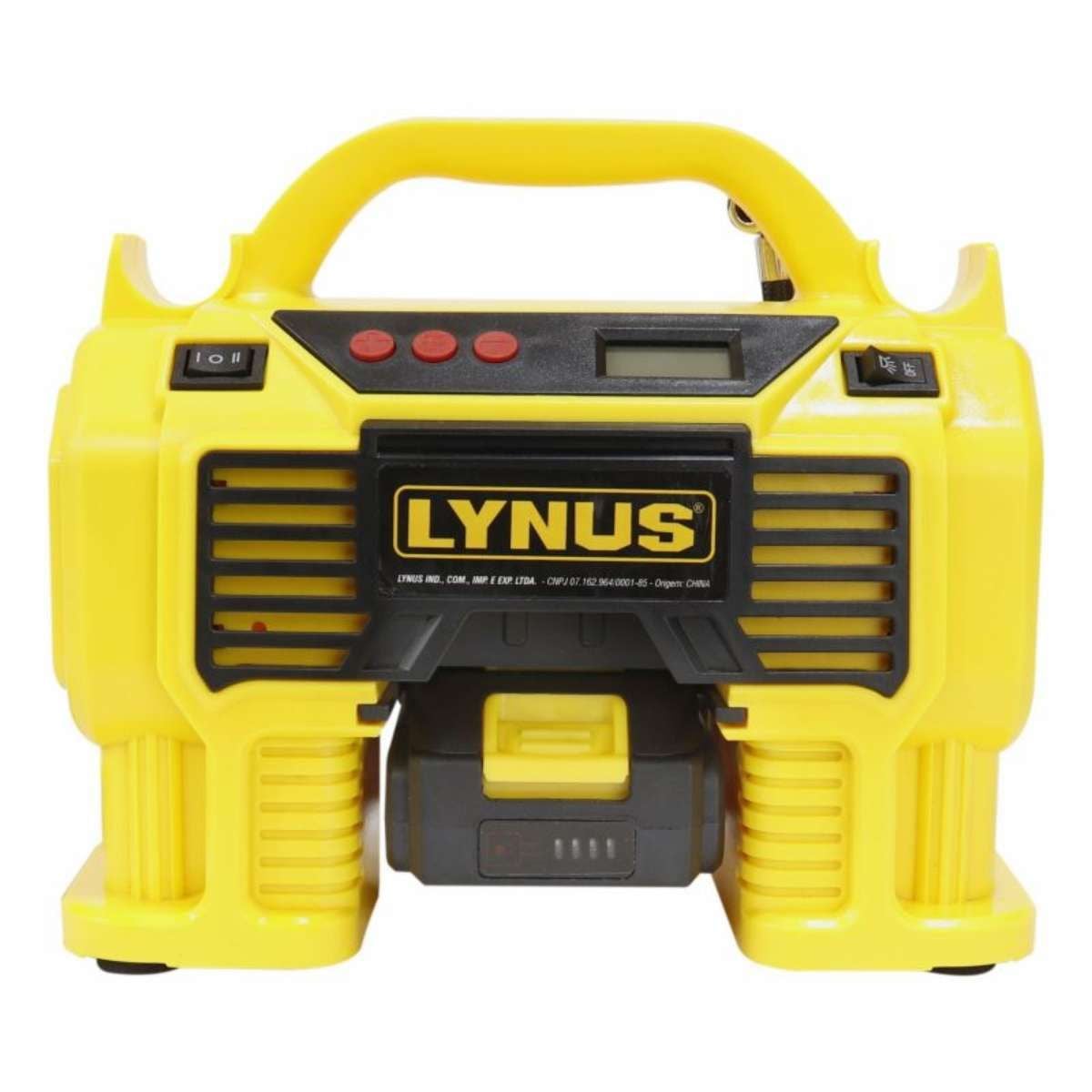 Imagem do produto Compressor e Inflador de Ar Portátil Lynus a Bateria 20V