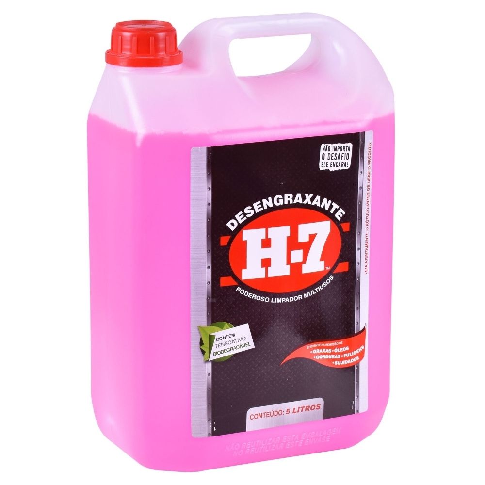 Desengraxante H7 5L Multiuso Limpeza Pesada