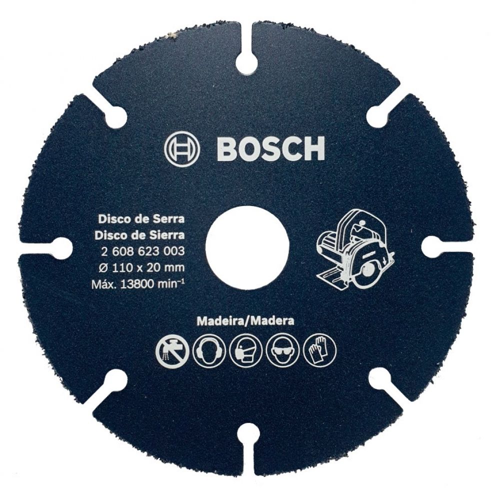 Disco de Corte Bosch Madeira para Serra-Mármore 110mm