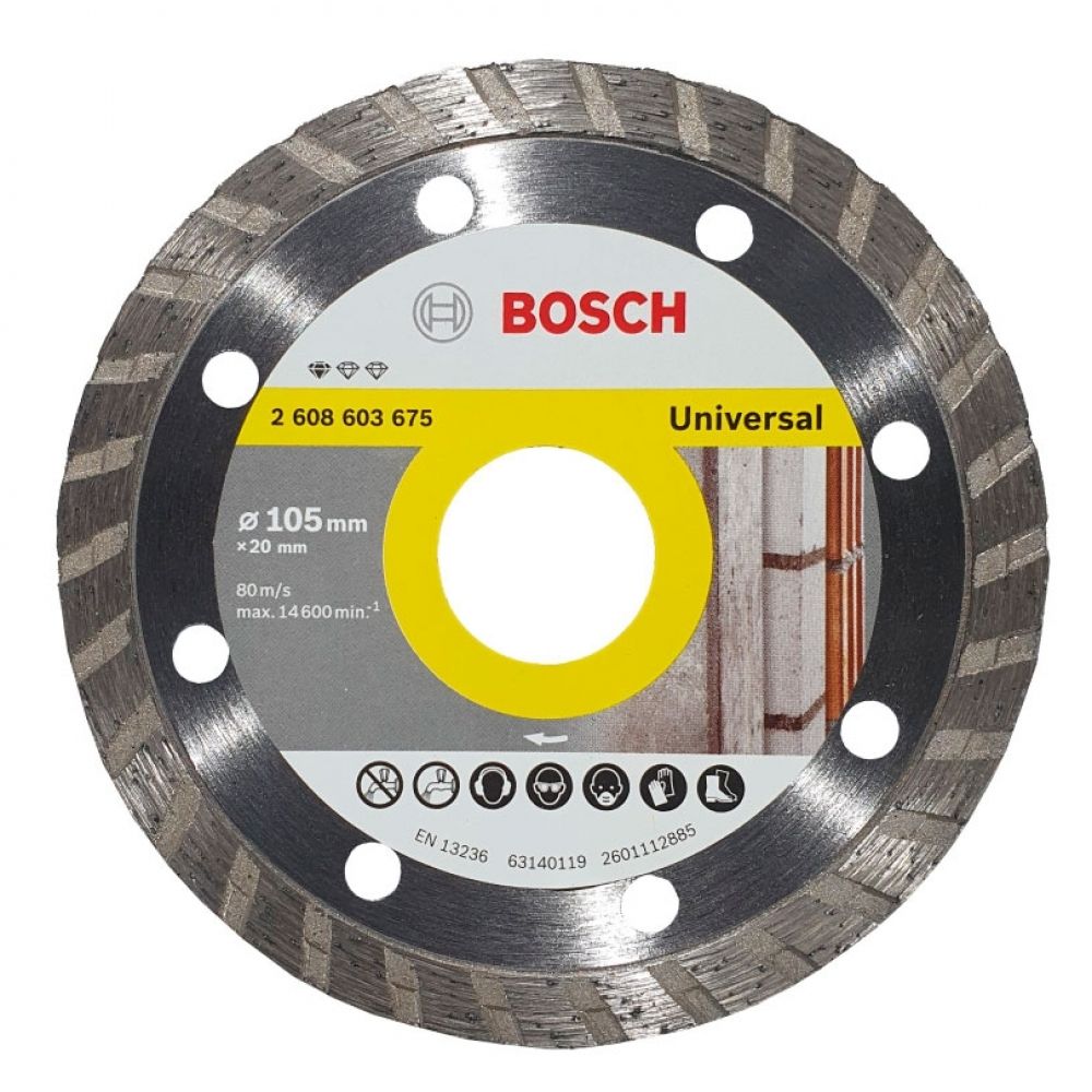 Disco Diamantado Turbo Bosch Standard 4" (105mm)