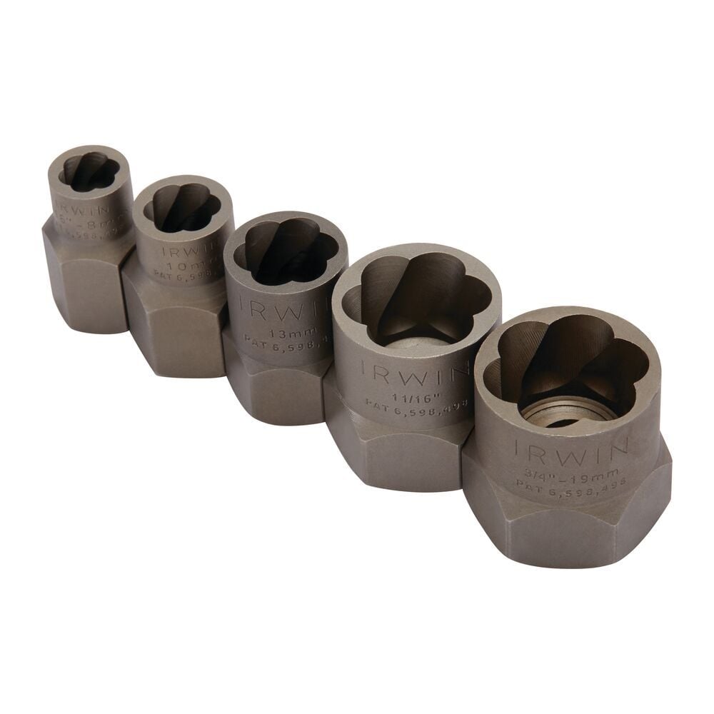 Imagem do produto Extrator De Parafuso Porca Conjunto 5 Peças Irwin Bolt-grip