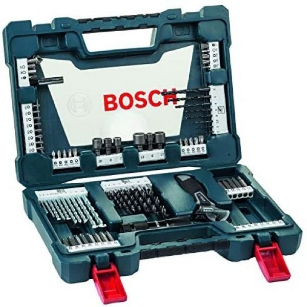 Kit de Pontas e Brocas Bosch V-Line para parafusar e perfurar com 83 unidades