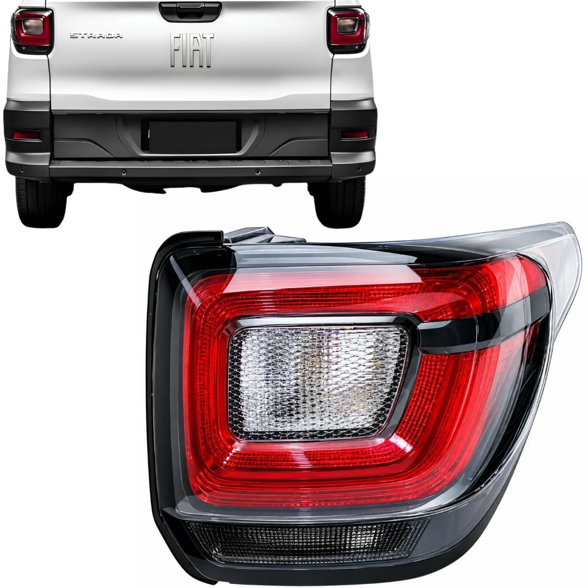 Imagem do produto Lanterna Traseira Direita Fiat Strada 2021 Em Diante Fitam