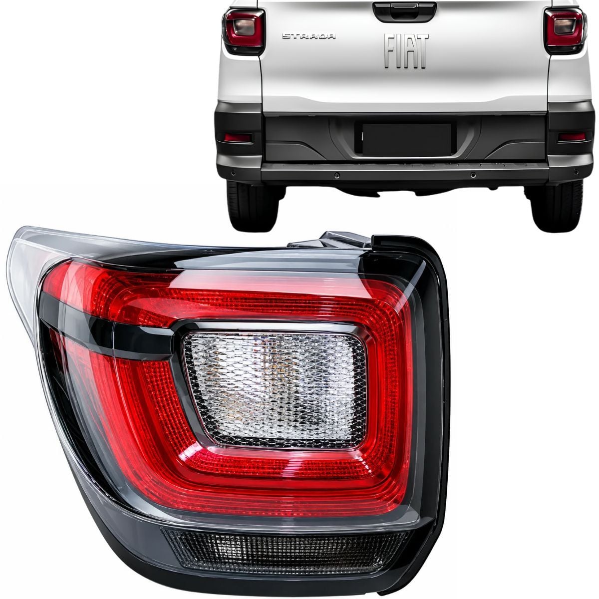 Imagem do produto Lanterna Traseira Esquerda Fiat Strada 2021 Em Diante Fitam