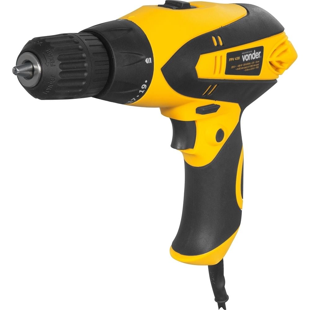 Imagem do produto Parafusadeira e Furadeira 400W 220V Vonder 6001438220