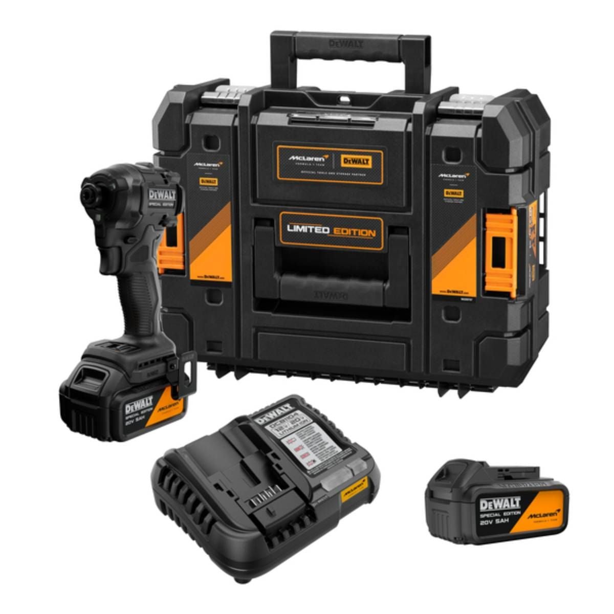 Imagem do produto PARAFUSADEIRA IMPACTO 1/4" MCLAREN DEWALT 2 BATERIAS