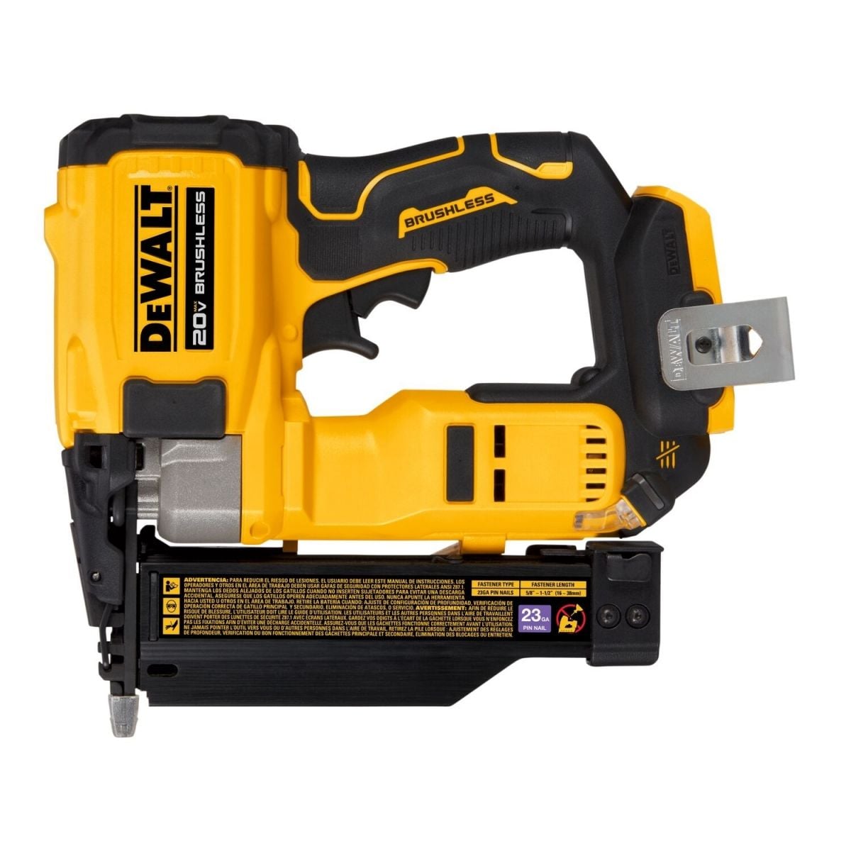 Imagem do produto Pinador DeWalt 23GA 16-38mm 20V Sem Bateria