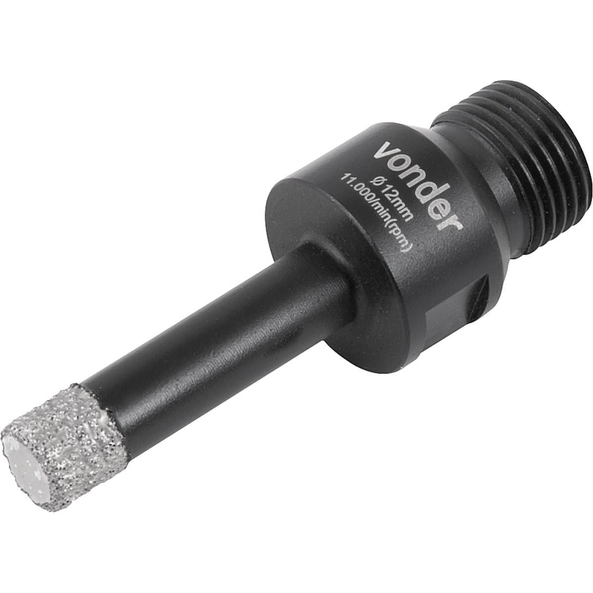 Imagem do produto Serra Copo Diamantada Vonder 12mm para Esmerilhadeira M14