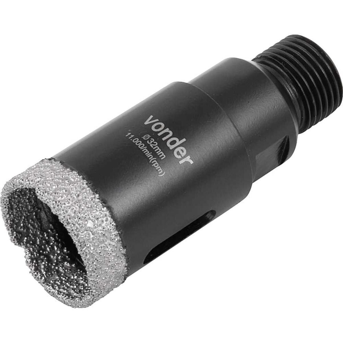 Imagem do produto Serra Copo Diamantada Vonder 32mm para Esmerilhadeira M14