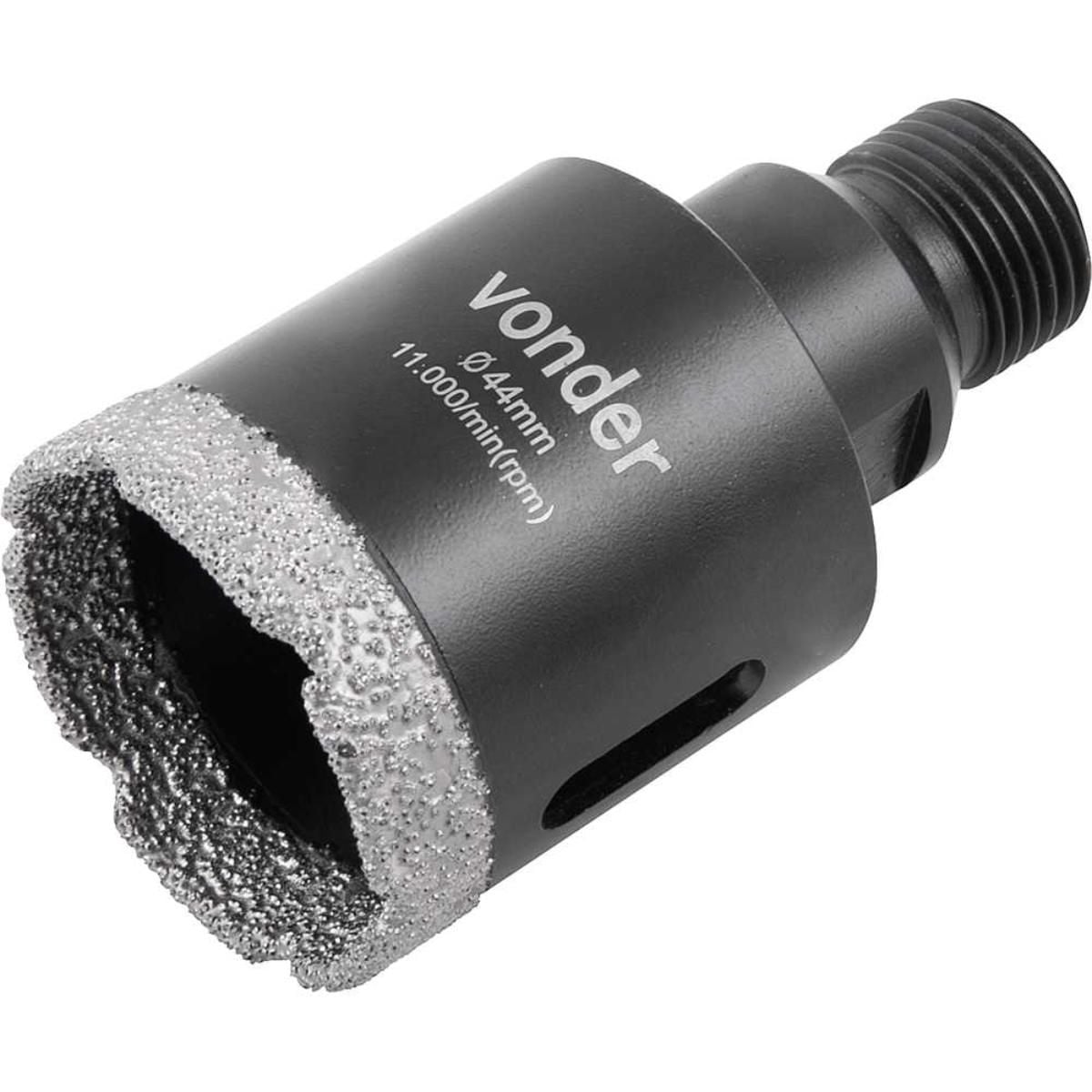Imagem do produto Serra Copo Diamantada Vonder 44mm para Esmerilhadeira M14