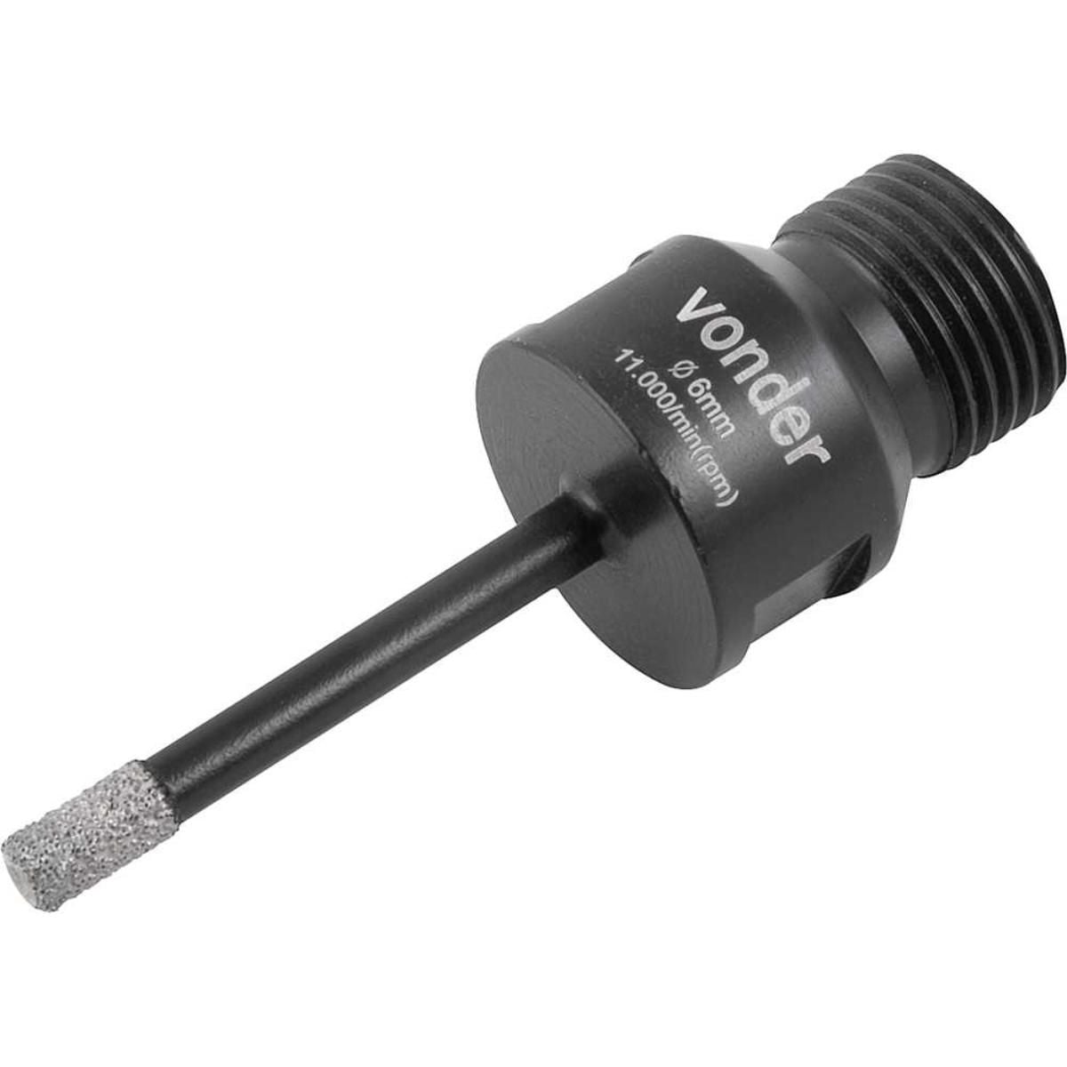 Imagem do produto Serra Copo Diamantada Vonder 6mm para Esmerilhadeira M14