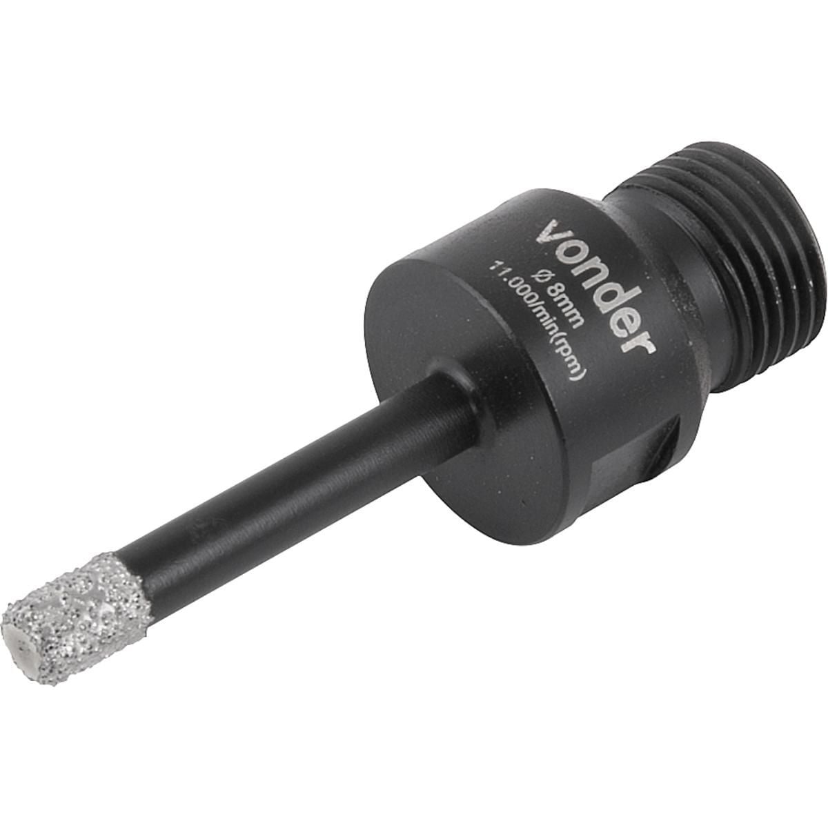 Imagem do produto Serra Copo Diamantada Vonder 8mm para Esmerilhadeira M14