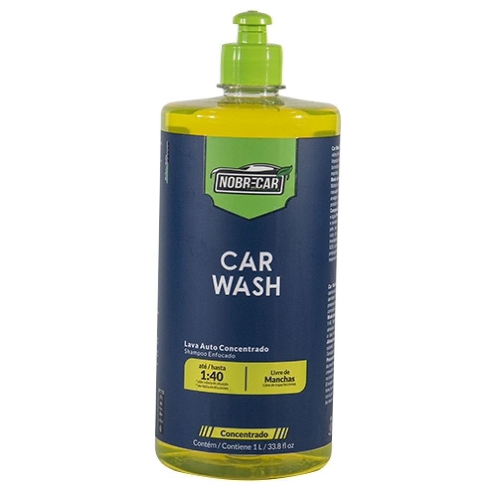 Shampoo Detergente Nobrecar 30 Lava Auto Concentrado 1L