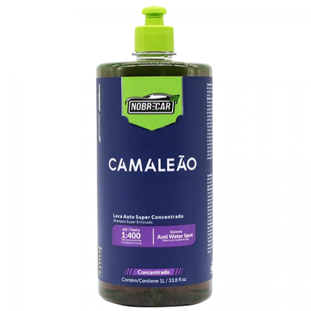 Shampoo Detergente Nobrecar 34 Camaleão 1L Super Concentrado
