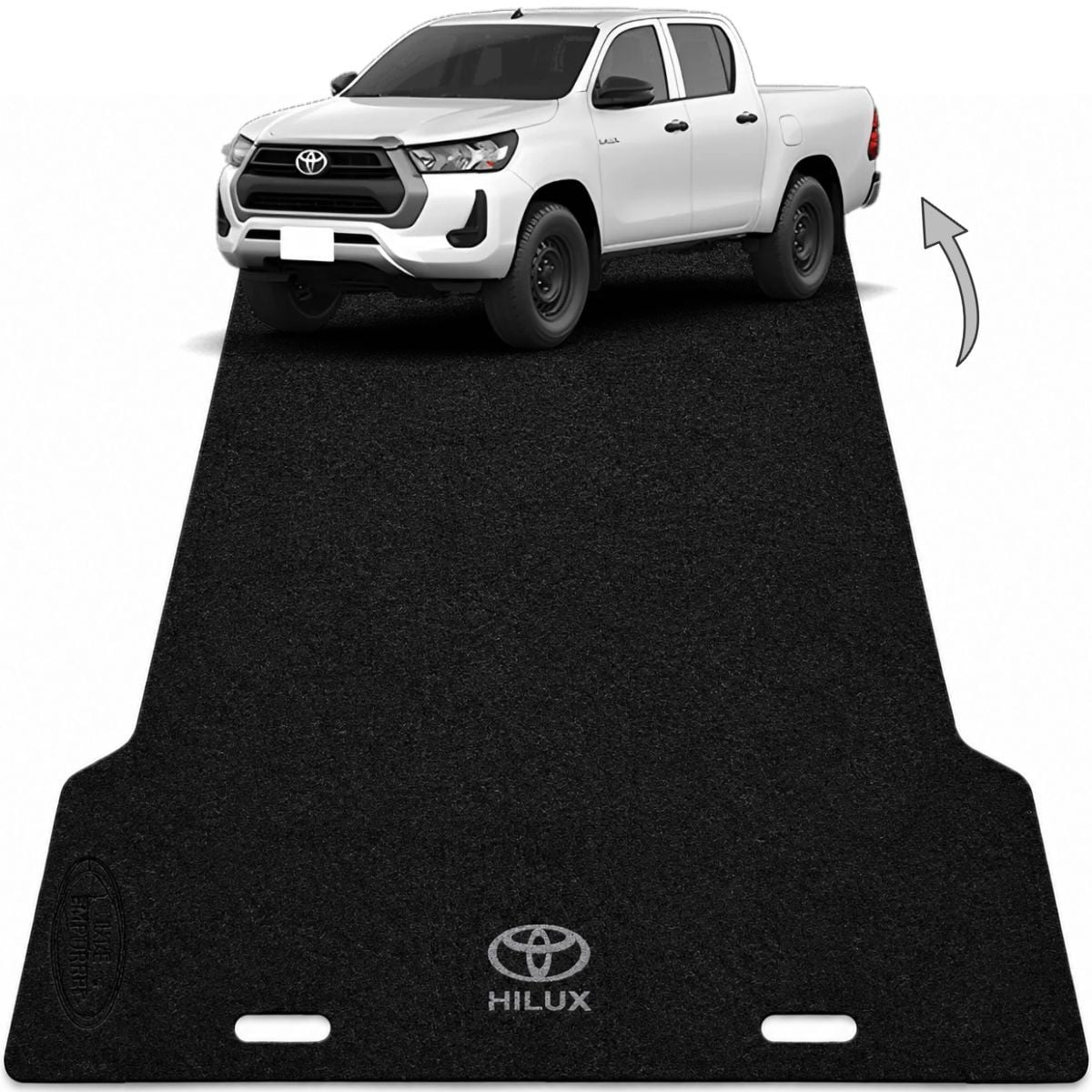 Imagem do produto Tapete Puxe Empurre Toyota Hilux 2005 A 2025 Cabine Dupla