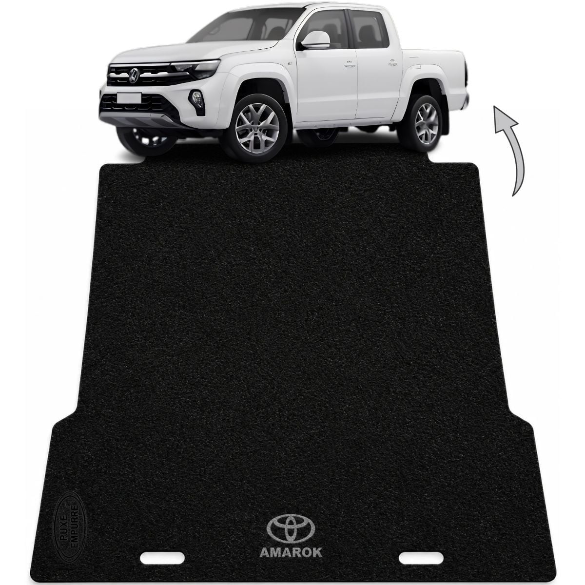Imagem do produto Tapete Puxe Empurre VW Amarok 2010 A 2025 Cabine Dupla