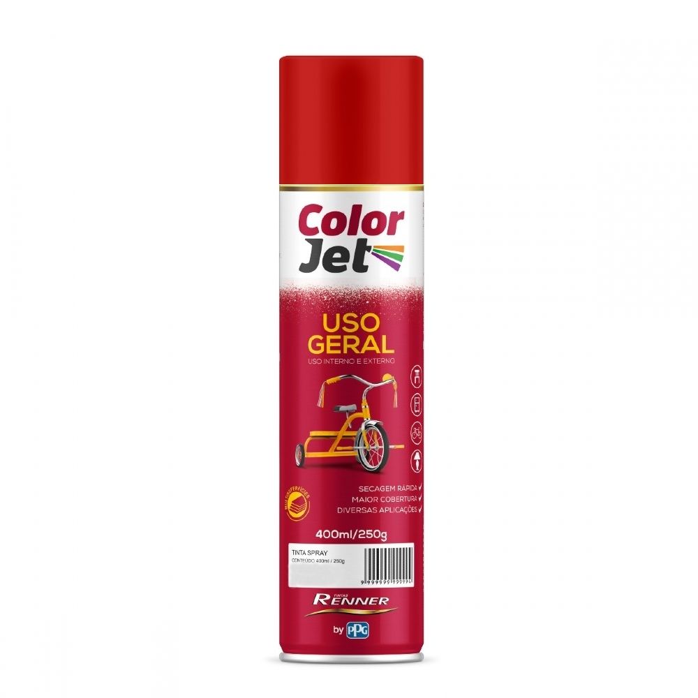 Tinta Spray Vermelho 400ml Renner