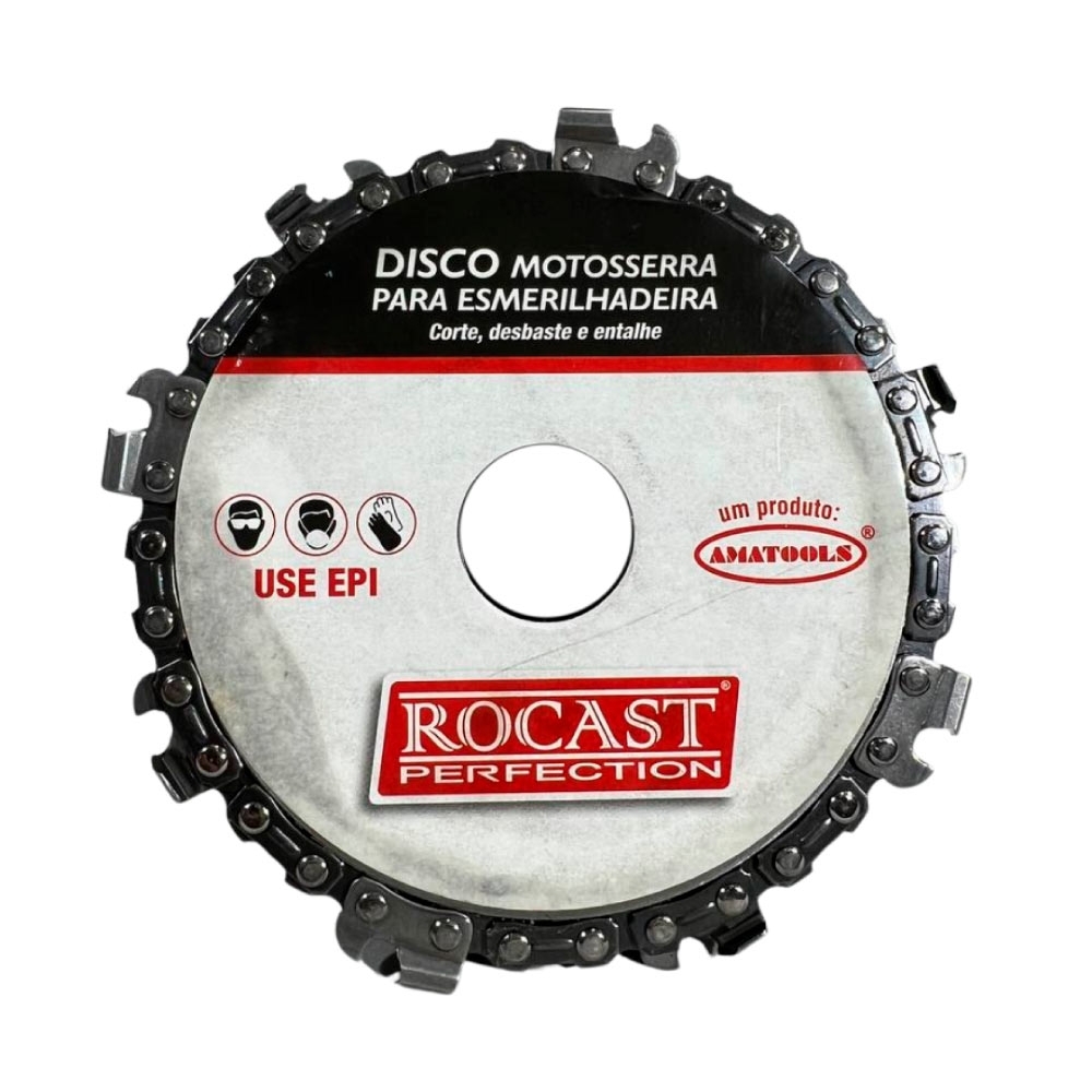 Rocast Disco Motosserra Para Esmerilhadeira 4.1/2