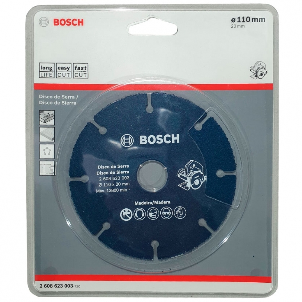 Bosch - Disco Tungstênio Para Madeira 4.3/8"