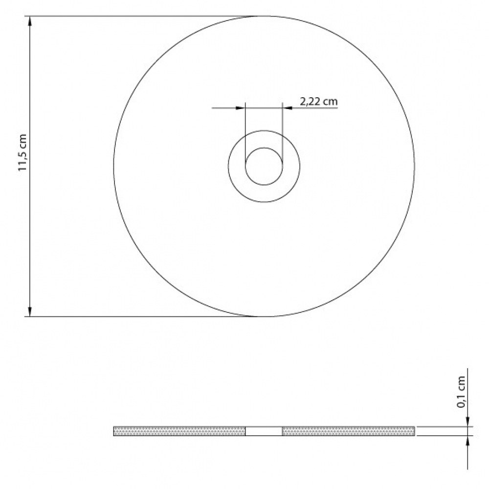 Disco de Corte Inox Tramontina 4.1/2" X 1,0mm X 7/8"
