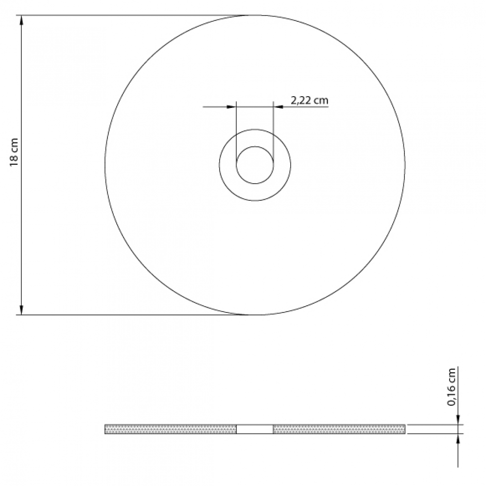 Disco de Corte Inox Tramontina 7" X 1,6mm X 7/8"