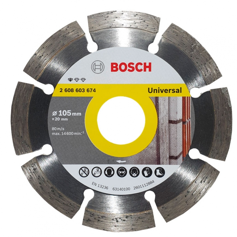 Bosch - Disco Diamantado Segmentado 4" (105mm)