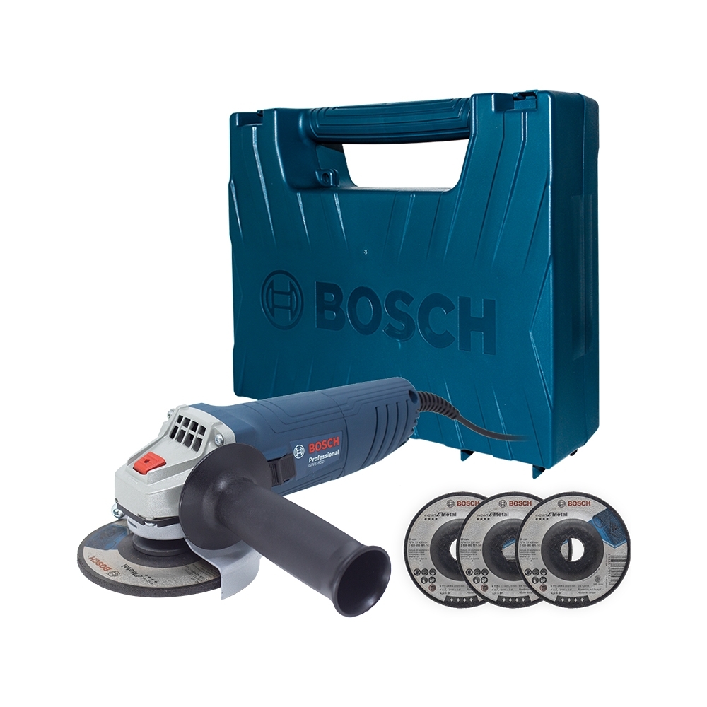 Esmerilhadeira Bosch 4.1/2" 850W 220V Com Maleta e Discos