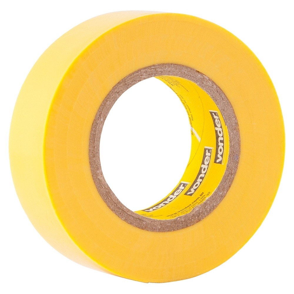 Vonder - Fita Isolante Amarelo Anti-Chama 19mm x 10m