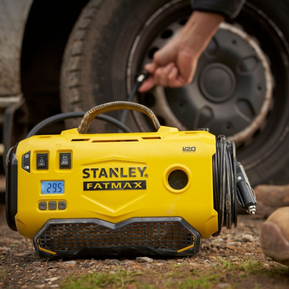 Inflador/Compressor Stanley 20V Sem Bateria e Carregador