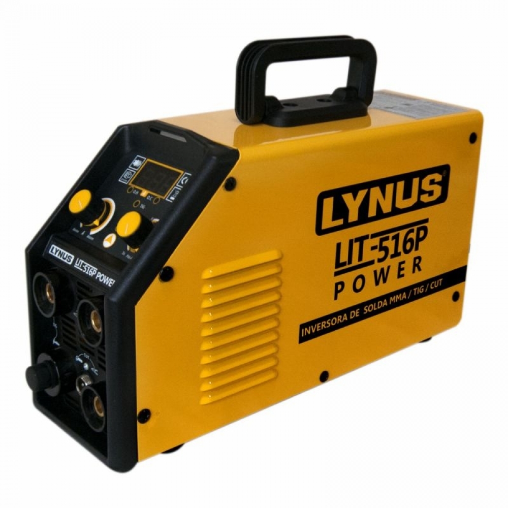 Lynus - Inversor Solda Elétrica MMA/TIG/Corte Plasma
