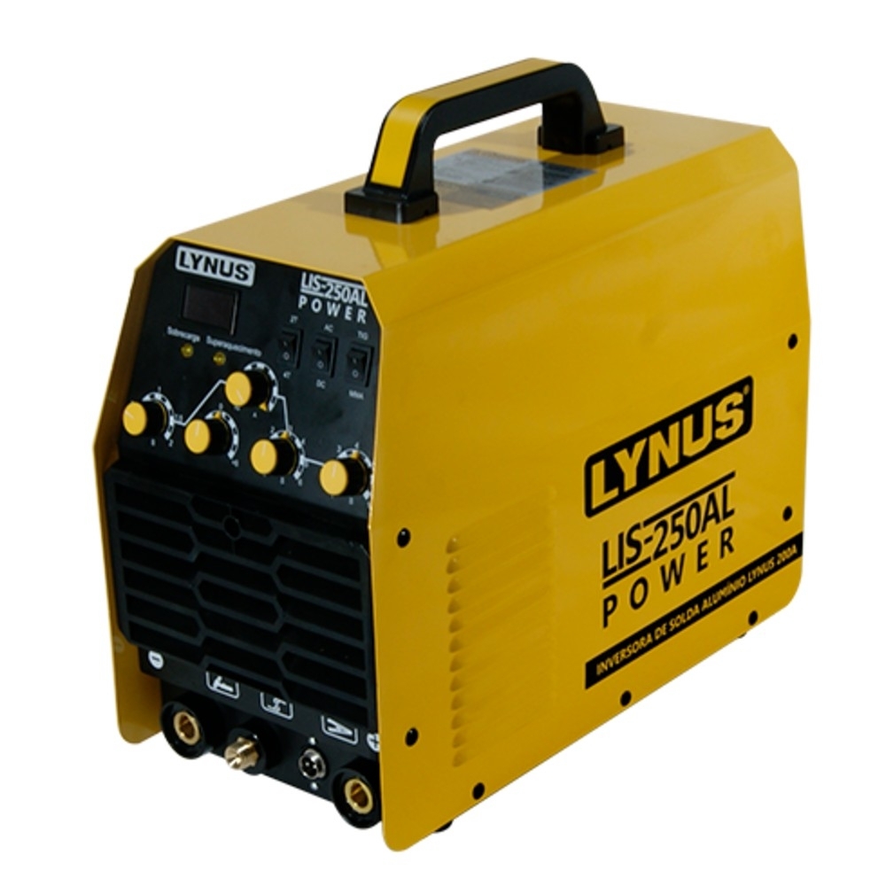 Inversor Solda Lynus LIS-250AL Power Com Visor Digital de Amperagem da Solda