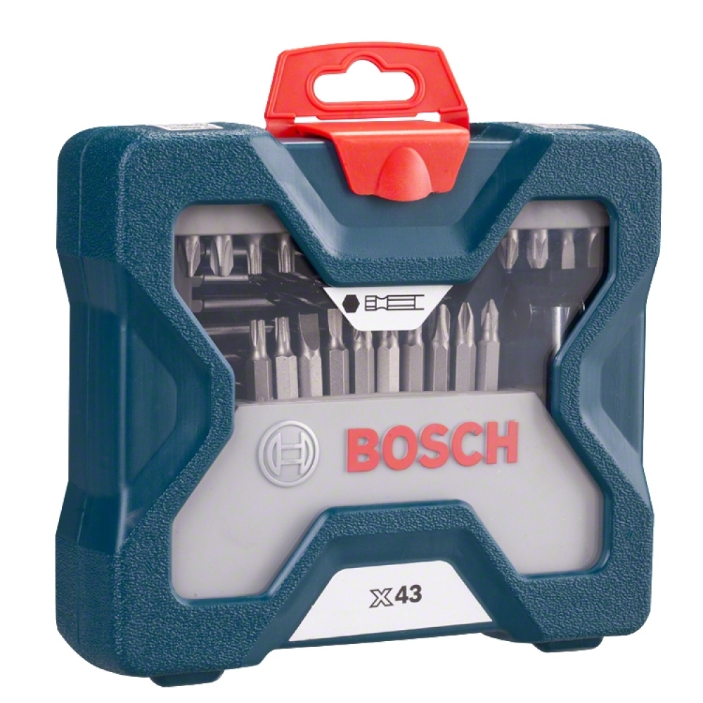 Kit de Pontas e Brocas Bosch X-Line Para Furar e Parafusar com 43 unidades