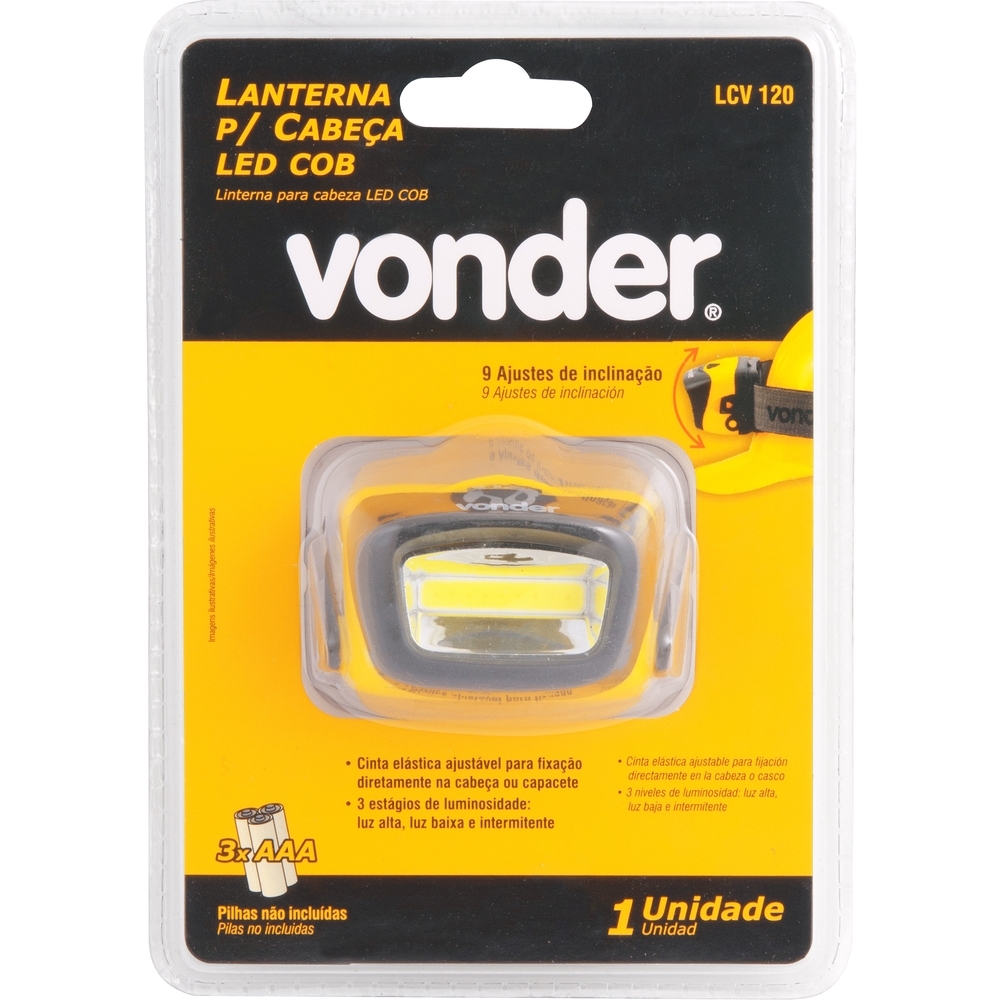 Vonder - Lanterna Cabeça LED COB LCV120