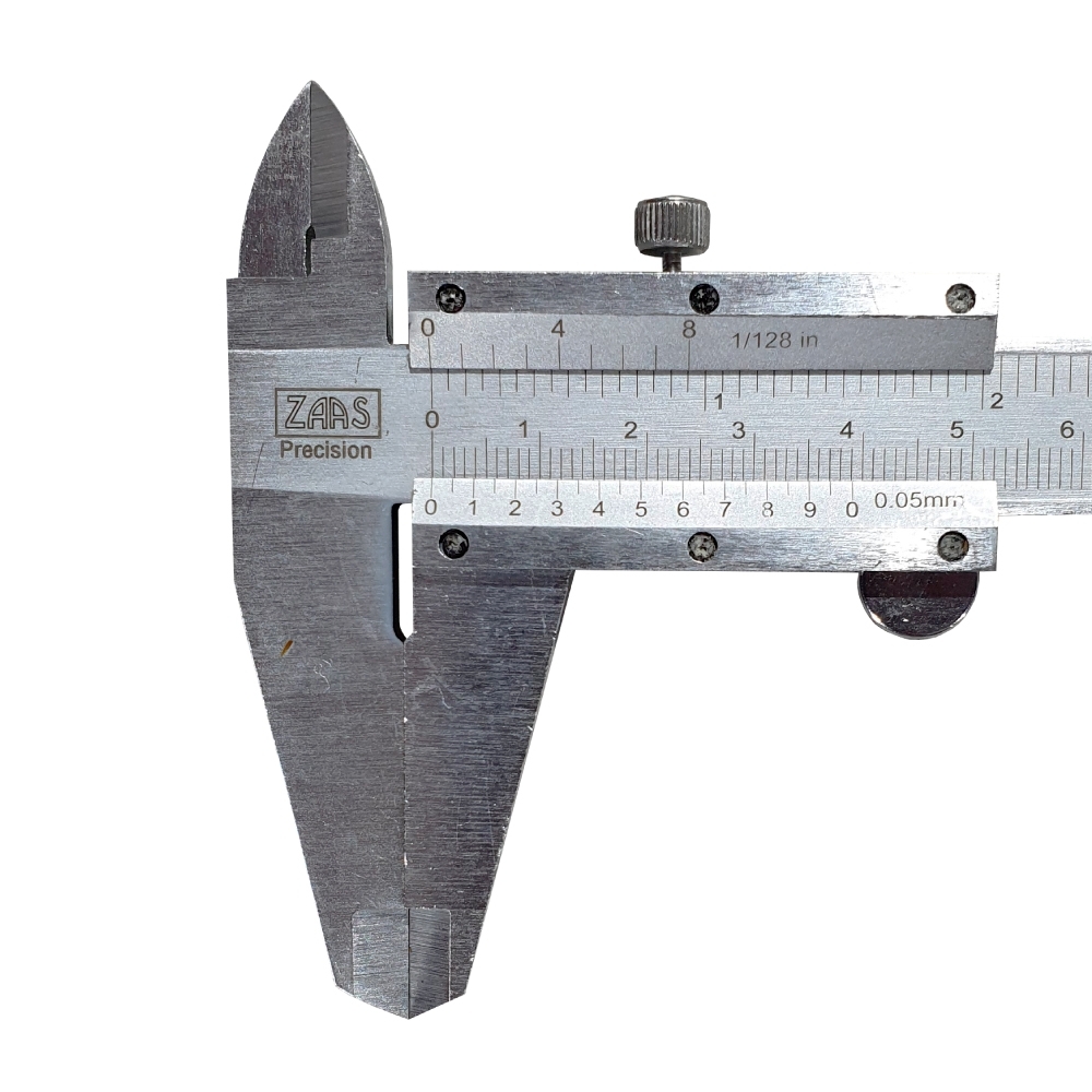Zaas - Paquímetro Universal Analógico 200mm/8"