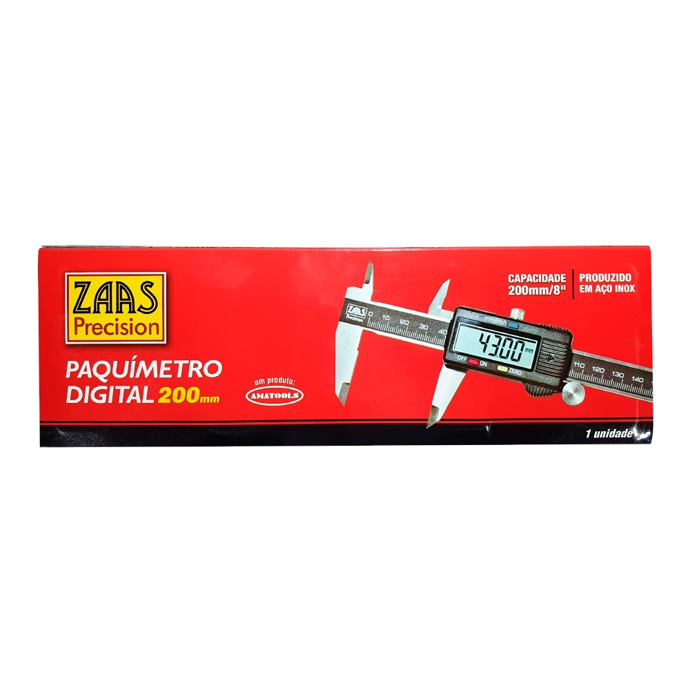 Zaas - Paquímetro Universal Digital 200mm/8"