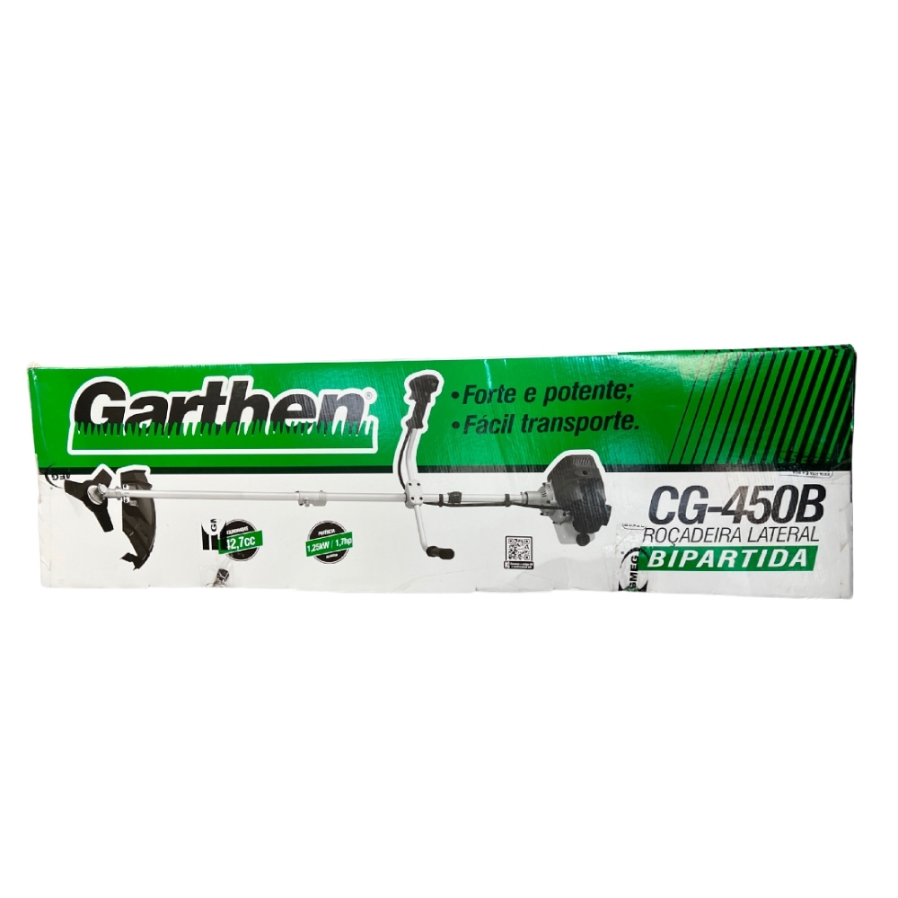 Garthen - Roçadeira Lateral Gasolina 42,7cc 2T Bipartido