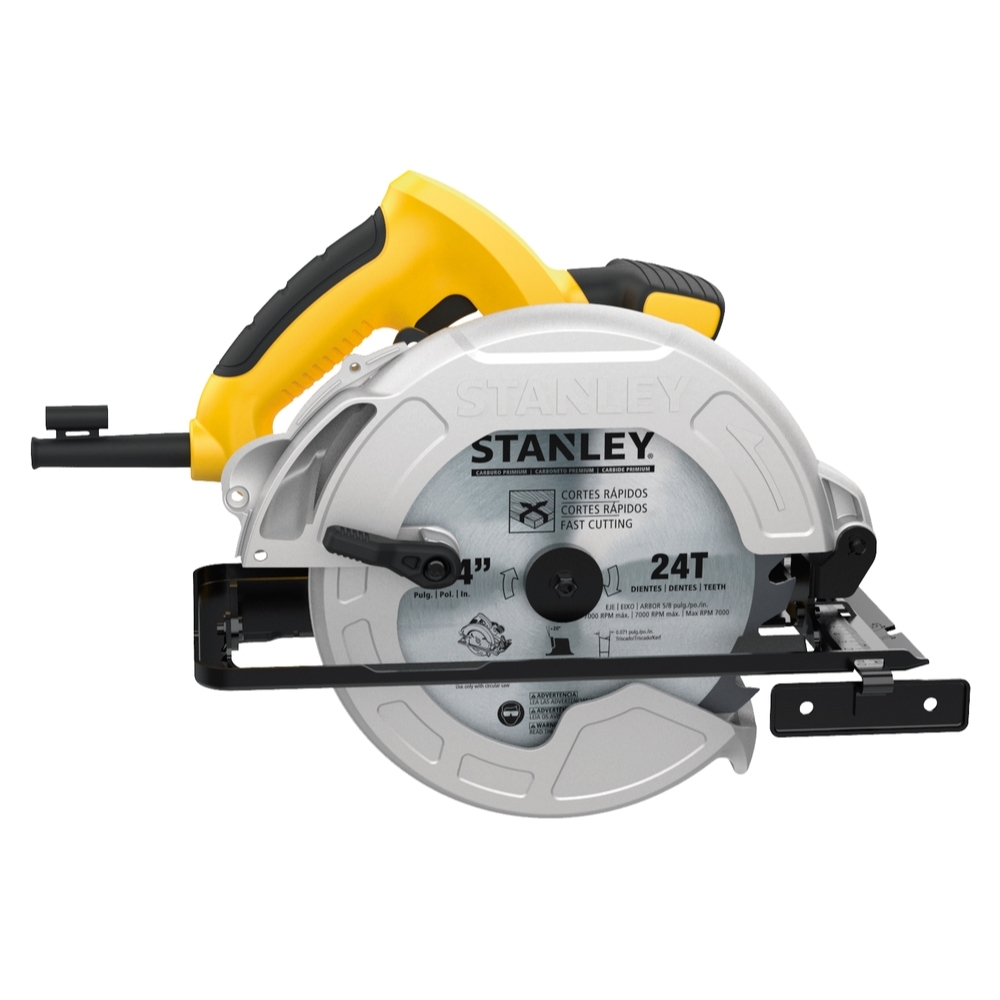 Serra Circular Stanley 7.1/4" 1600W 220V SC16-B2 Base com regulagem de altura