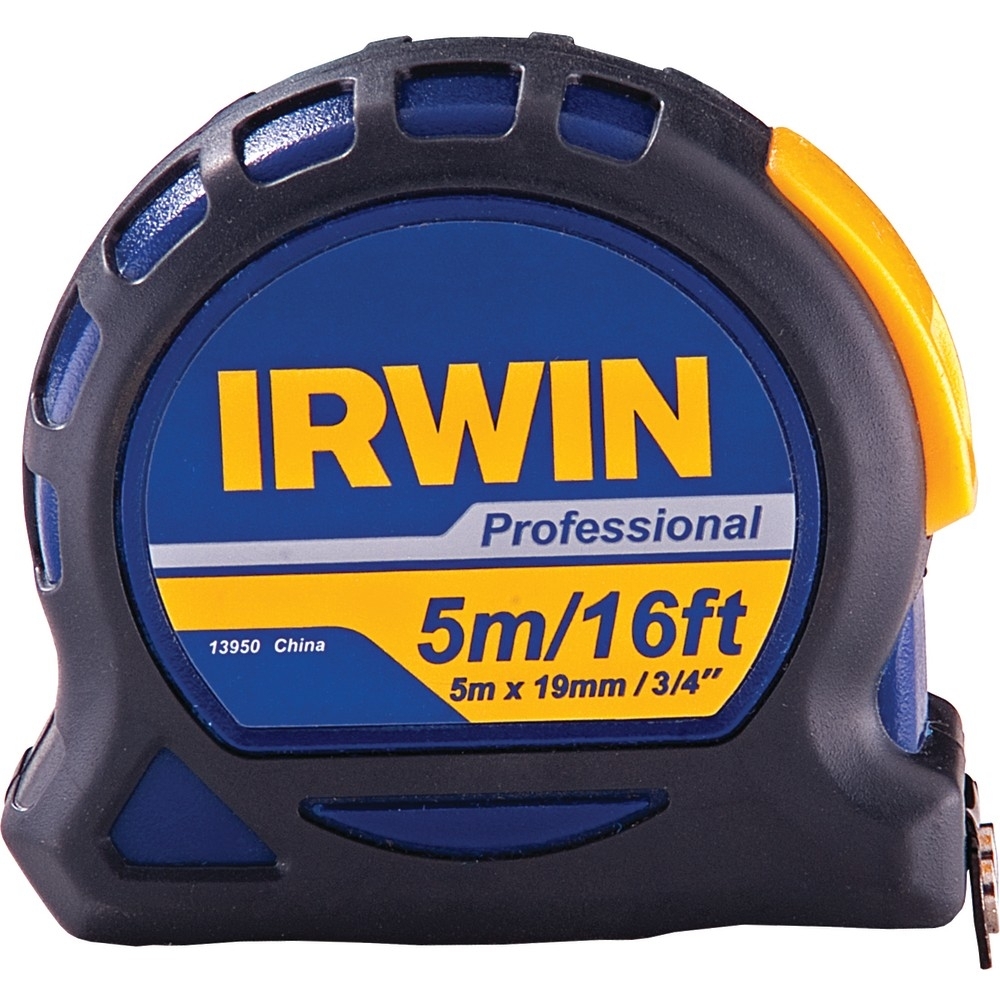 Trena Profissional Emborrachada Irwin IW13950 5m Fita 3/4"