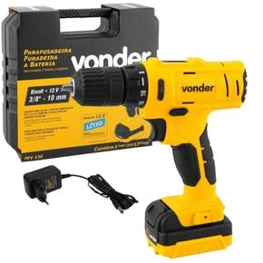 Parafusadeira Furadeira a Bateria 12V 1,3Ah Vonder
