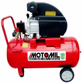 Imagem do produto Motocompressor 8,7Pés 50L 120PSI 2HP Monofásico Motomil MAM 8,7/50BR